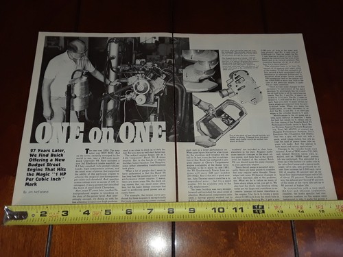 JIM RUGGLES PERFORMANCE BUICK V6 ORIGINAL 1983 ARTICLE - Imagen 9 de 16