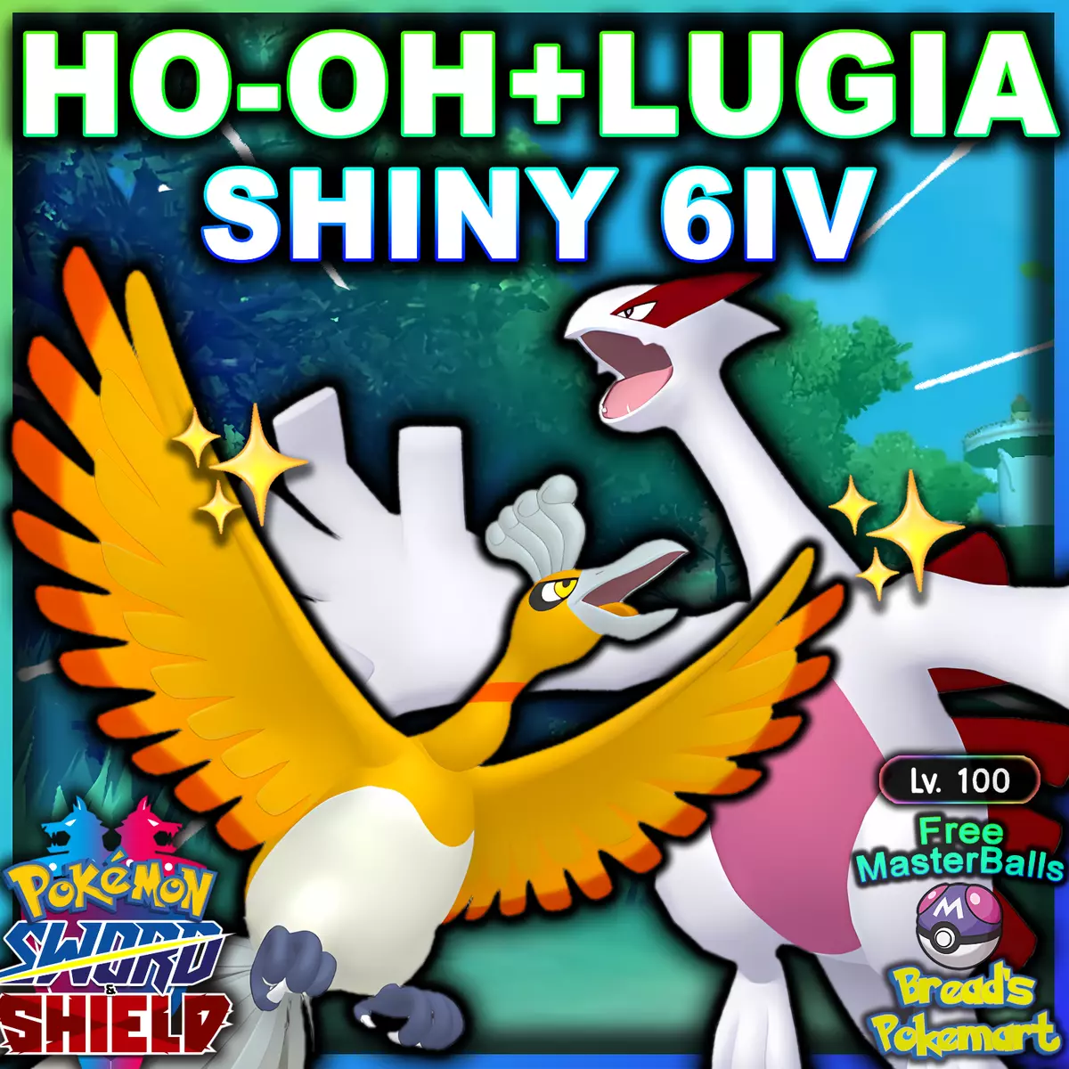 Ultra Shiny 6IV HO-OH / Pokemon Sword and Shield / Johto 