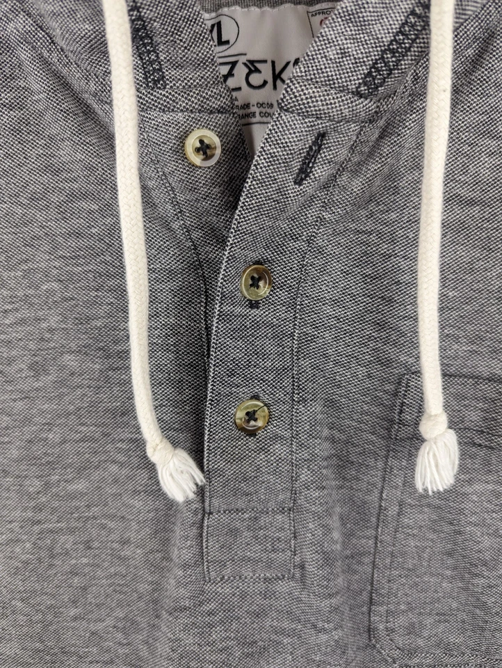 Ezekiel Farley Pullover Sudadera con Capucha Bolsillos Gris Claro Monopatín XL Agotado en Línea Foto 2 de 4