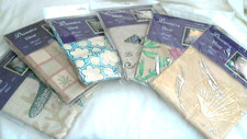Sea Themed Pillow Covers 18" x 18" Cotton Blend Fabric Zippers NEW SET 2