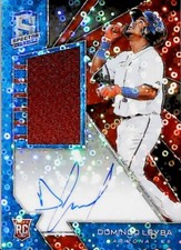 2020 Panini Chronicles SPECTRA JERSEY AUTO #111 Domingo Leyba /99 Diamondbacks