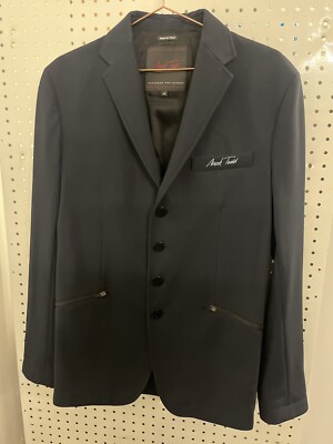 Mark Todd Equestrian Show Jacket Made In Italy Never Worn pony's