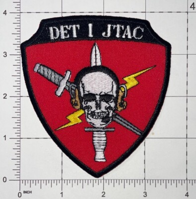 USAF DET 1 JTAC Joint Terminal Attack Controller Patch Hook & Iron-On A1058