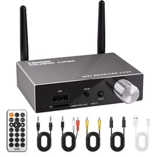 Bluetooth 5.3 Transmitter Receiver Wireless Audio Adapter For Home Stereo Digita