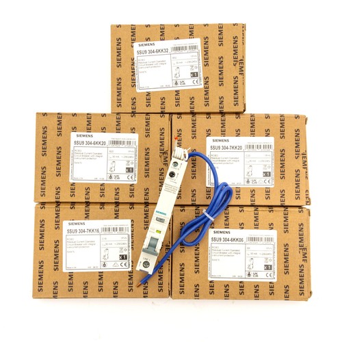 SIEMENS 5SU9304 6A 16A 20A 32A RCBO TYPE A 30MA B C CURVE 10kA 1P+N BNIB VAT INC - Picture 3 of 12