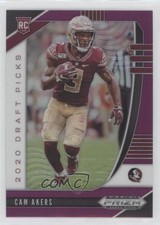 2020 Panini Prizm Draft Picks Rookies Purple Cam Akers #121 0o6v