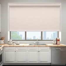 100% Blackout Cordless Waterproof Window Blinds Roller Shades Roll-up Blinds