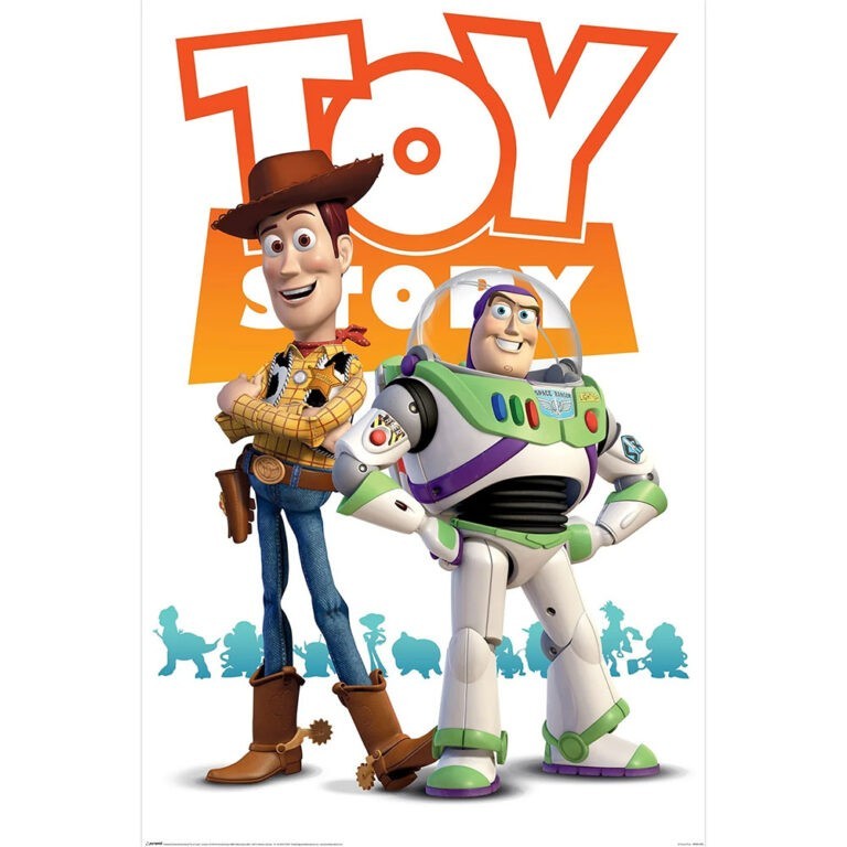 Toy Story 5 Poster Woody N Buzz 66 Birthday Gift Official Product - Image 3