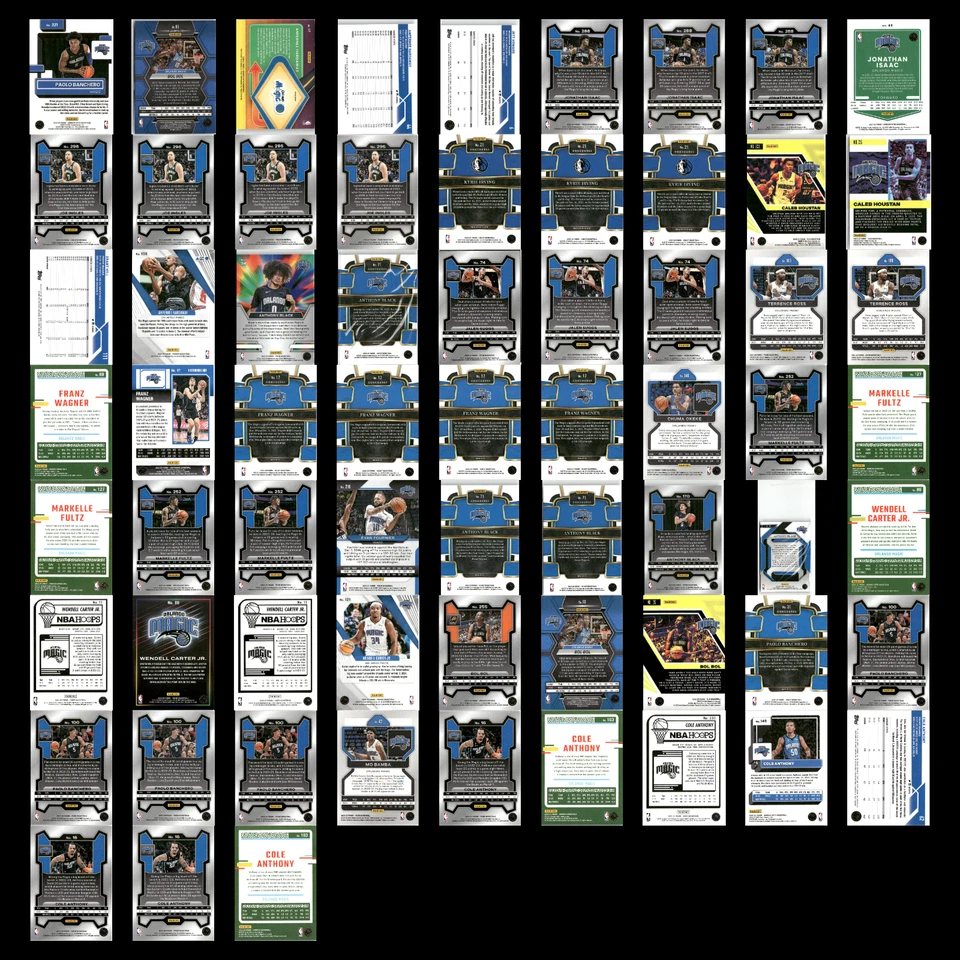 奥兰多魔术队 批量 66 张卡 奖品、折射器、新秀 2020 - 24 帕尼尼 Topps NBA — 第 2/4 张图片