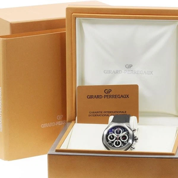 Girard Perregaux — Girard-Perregaux 80180-11-614-FK6A 43mm SS Black Dial Automatic Watch #C16380
