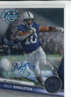 NICHOLAS NICK SINGLETON 2023 Bowman University Chrome AUTO #114 PSU RB