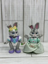 FISHER PRICE HIDEAWAY HOLLOW Loving Family Dollhouse 2 MOMMY BUNNY RABBITS