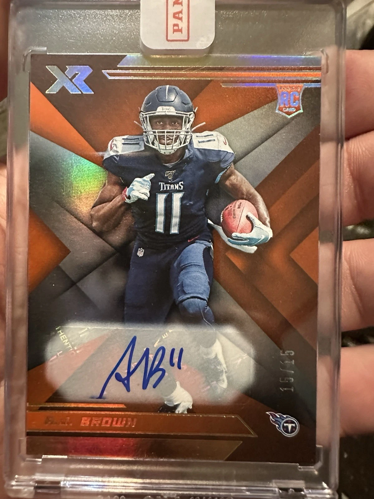 AJ Brown Panini XR #111 Red