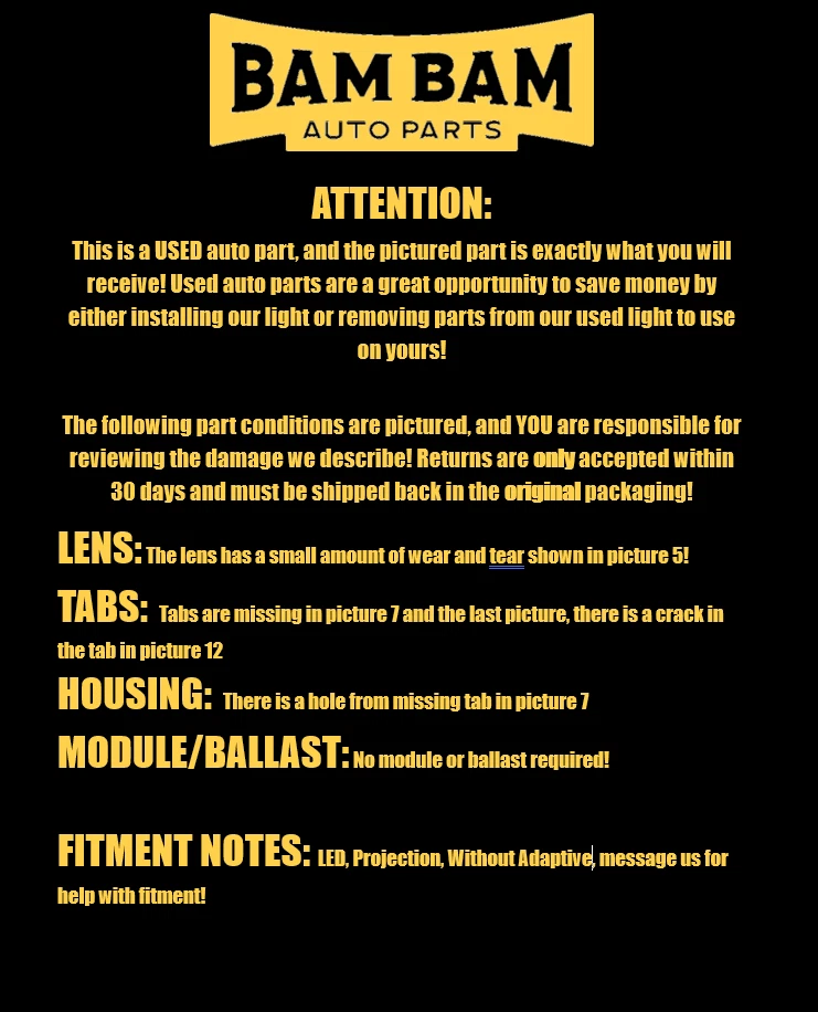 19-21 Subaru Forester LH Driver Side Headlamp Assembly OEM Foto 2 de 4