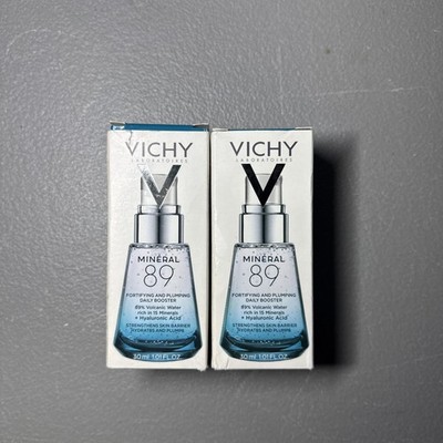 2 Vichy Mineral 89 Hyaluronic Acid Plumping Daily Booster 1.01 FL OZ (Exp 07/26)