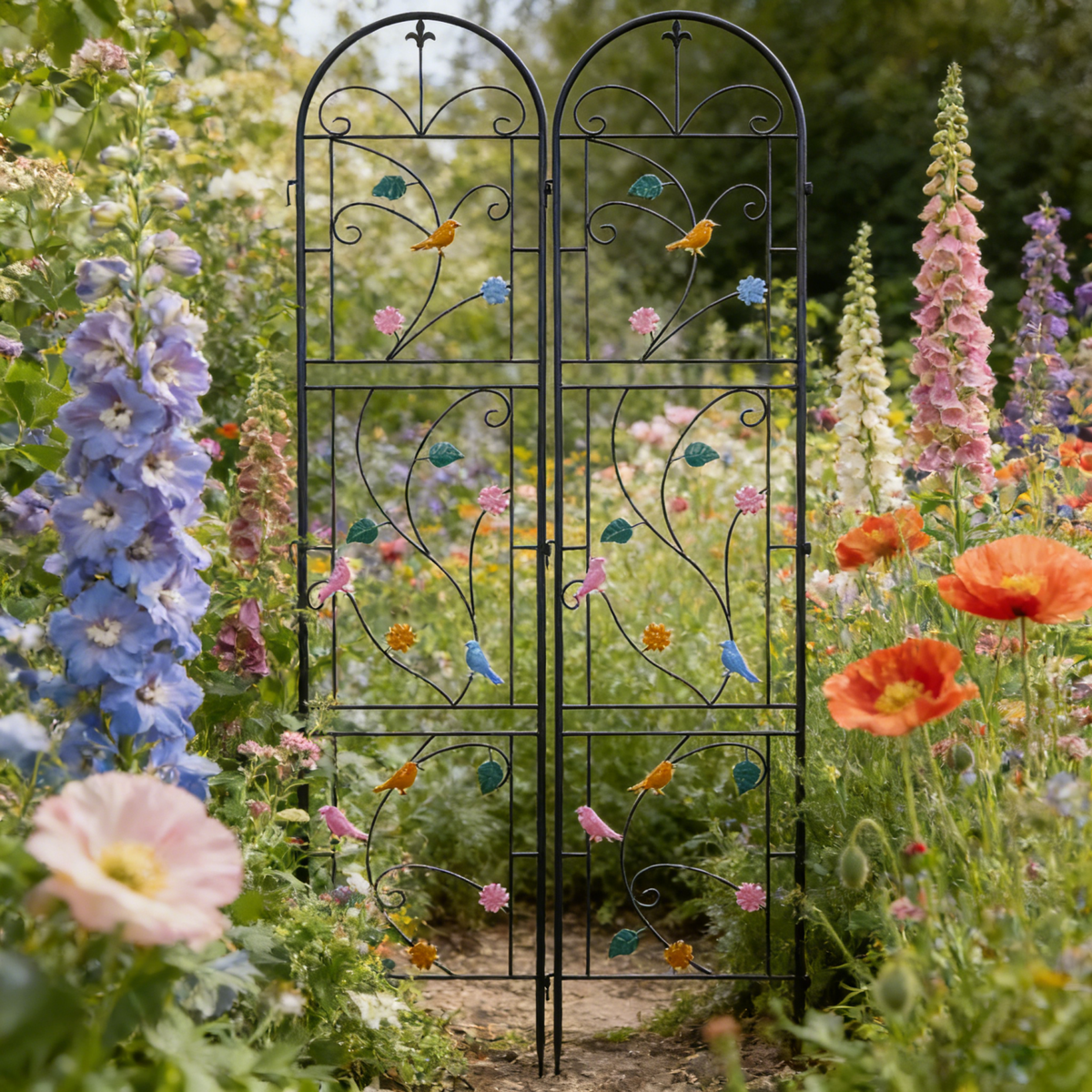 Heavy-Duty Garden Trellis Rustproof for Climbing Plants Outdoor