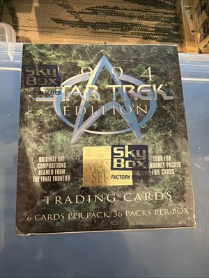 Star Trek Trading Cards 1994 Edition Skybox Master Series Sealed Box 36 Packs