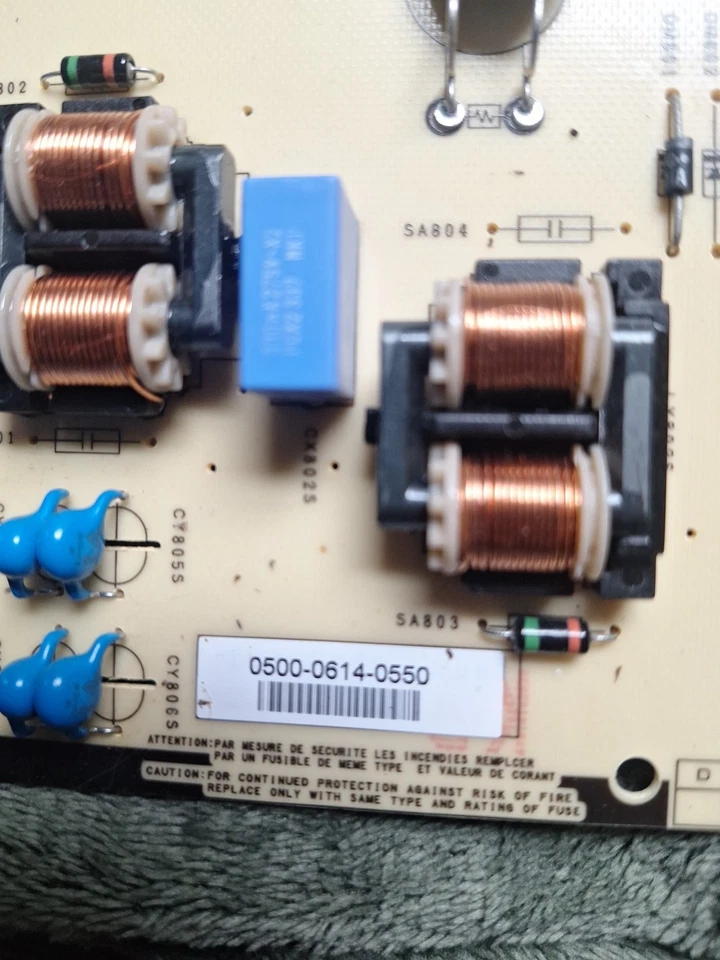 SHARP  LC-65LE654U POWER SUPPLY BOARD ; PSLL221501M , 0500-0614-0550 - Image 3 of 4