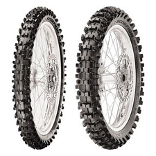 COPPIA GOMME PIRELLI 70/100-19 42M + 90/100-16 51M SCORPION MX32 MID SOFT