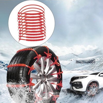 Universal Notfall Anti-Rutsch-Schnee kette Zip-Tie-Kit für