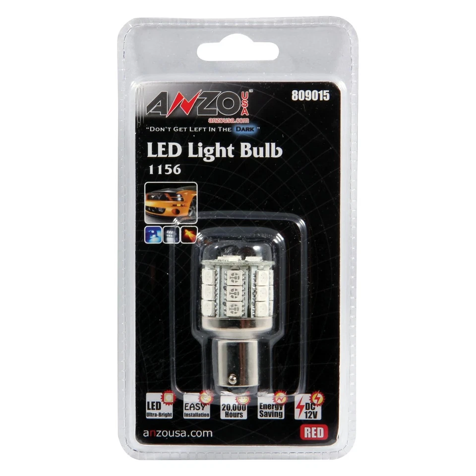 For Chevy K5 Blazer 1975-1979 Anzo 809015 LED Bulb 1156, Red Foto 2 de 2