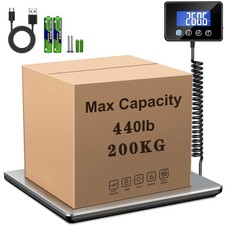 Digital Large 200kg / 440lb Postal Scale Postage Parcel Shipping Weighing Scales