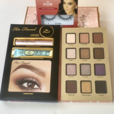 Too Faced Vegas Nay Star Dust Makeup Set + Eylure Vegas Nay Easy Elegance Lashes