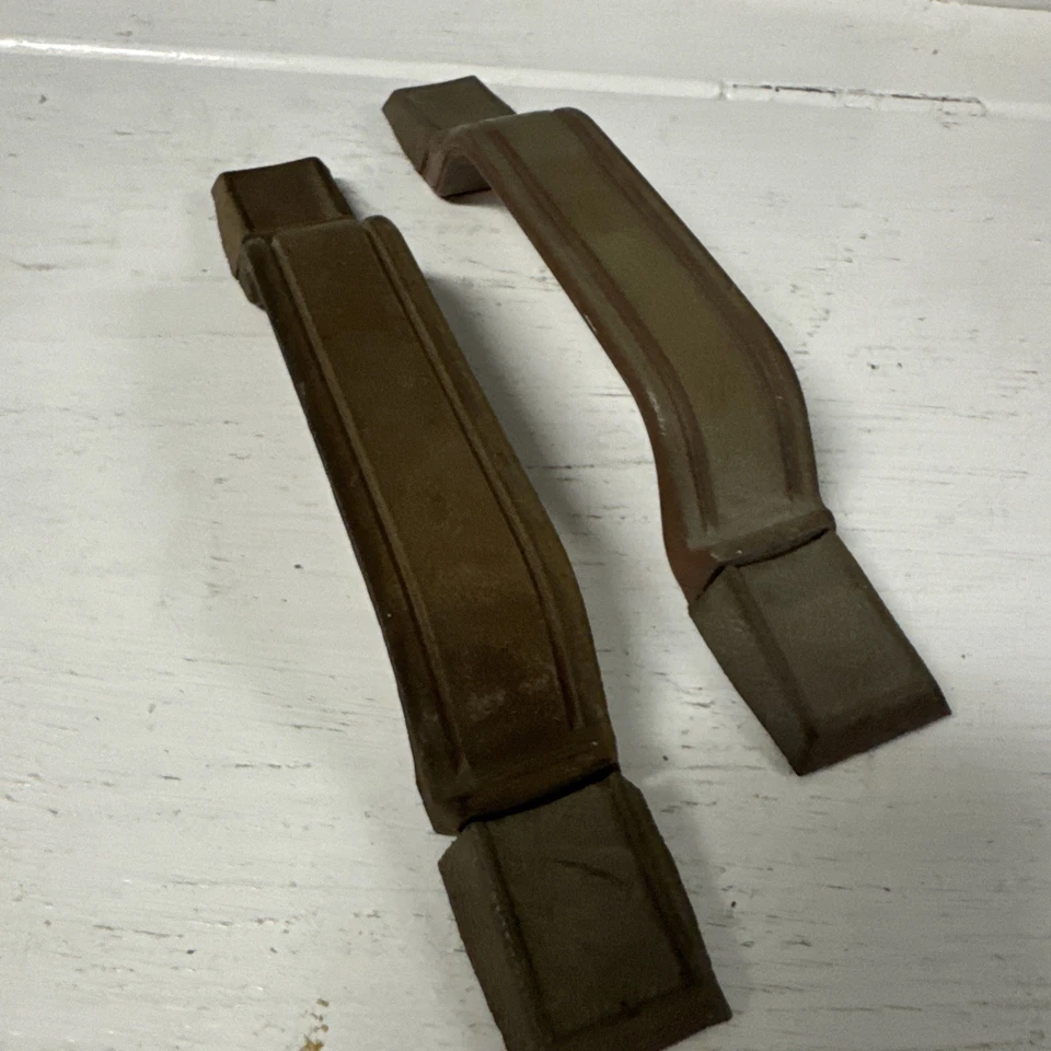 Par de (2) manijas interiores MG MGB + Midget 1972-1979 marrón Foto 4 de 4