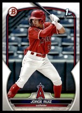 Jorge Ruiz 2023 Bowman Prospects #BP123 Los Angeles Angels 28544 Baseball Card