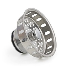 Kitchen Sink Basket Strainer 97343 For Standard Drains 31/4 Inch Stainless