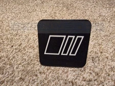 Audi Sport Logo Tow Hitch Cover for trucks SUV Cars with tow hitch 2" Black