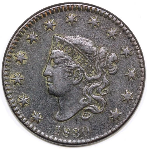 Photo of a 1830-P Large Cent from an eBay listing that sold on Jul 22, 2026