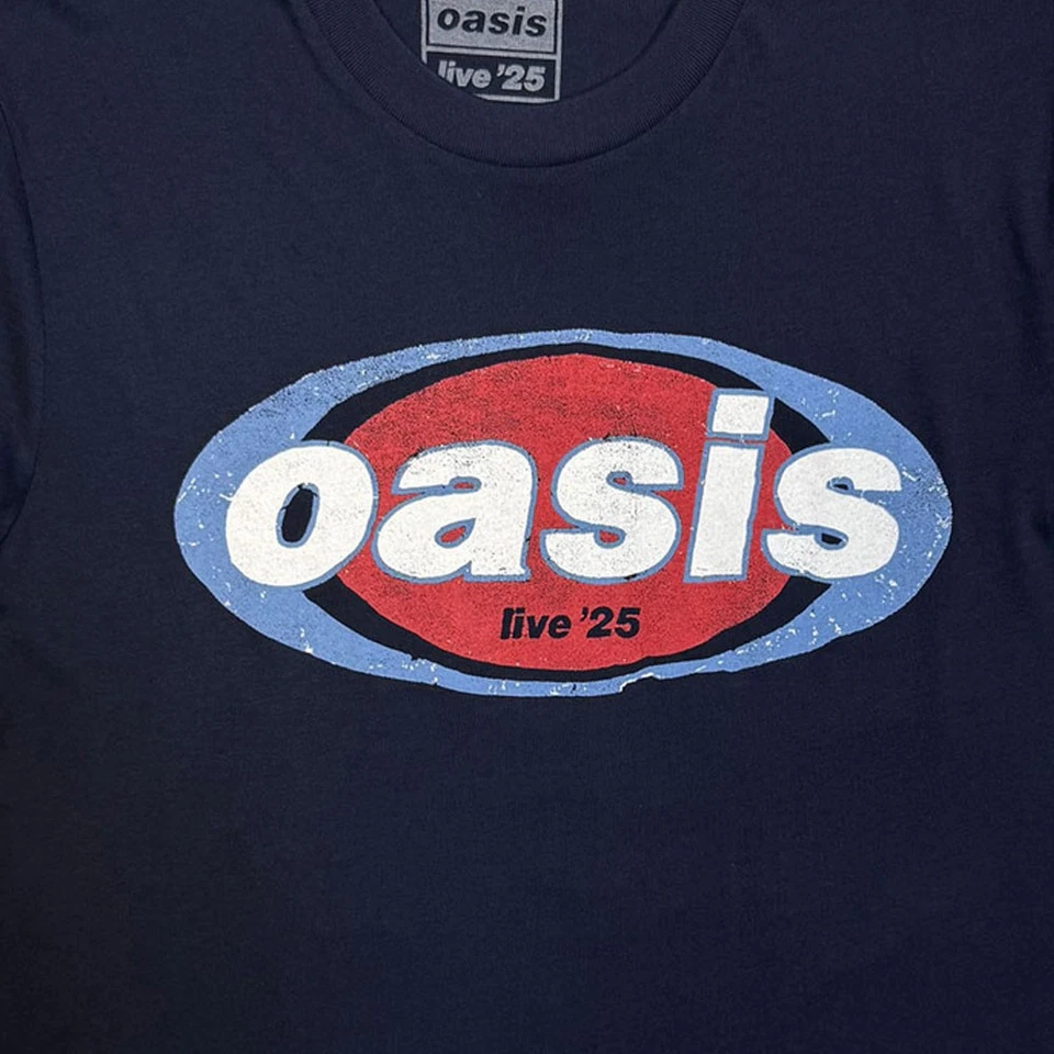 Oasis Live 25 Elliptical Band Logo T Shirt - Bild 2 von 2