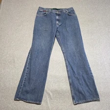 Vintage Tommy Hilfiger Jeans Mens 36x32 Blue Baggy Loose Fit Skater Y2K