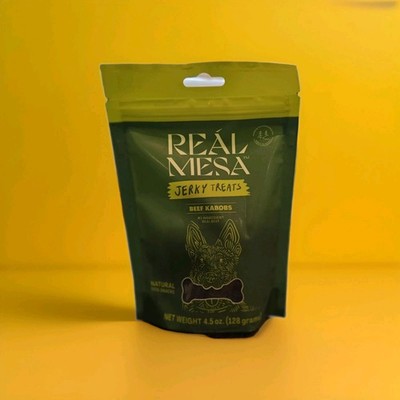 Real Mesa Beef Kabob Jerky/Dried Meat Natural Dog Treats 4.5oz Beef