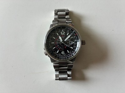 Citizen Nighthawk BJ7000-52E Men's Eco-Drive Stainless Steel Fashion Watch