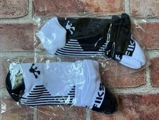 (2) Orfiks Hybrid Pro Low Tri-Tech CROSS TRAINER Socks- SZ 2 UNISEX