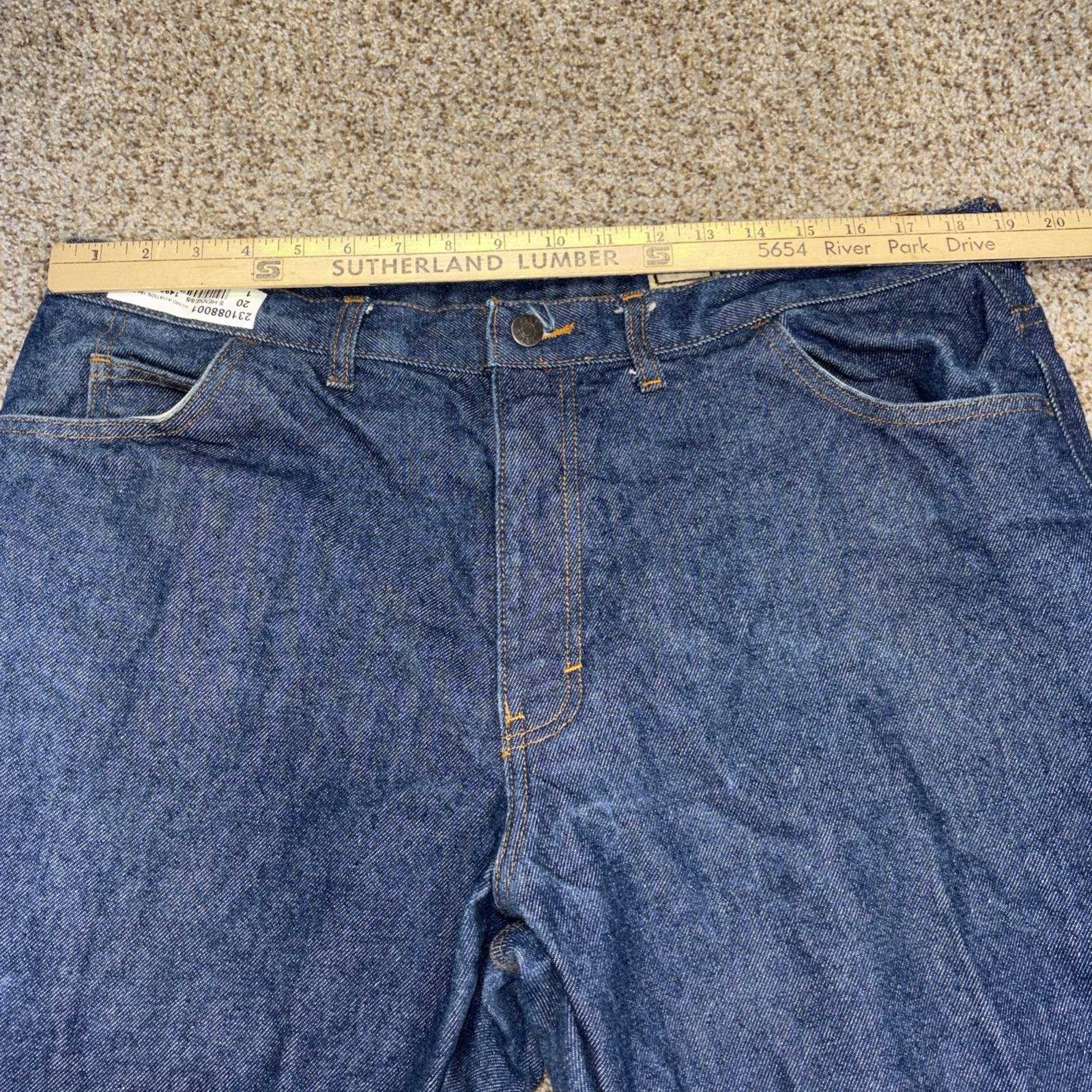 Reed FR Fire Resistant Jeans 40x30 Cotton Denim HRC 2 909PFR24 Fits 38 X 30 - View 9