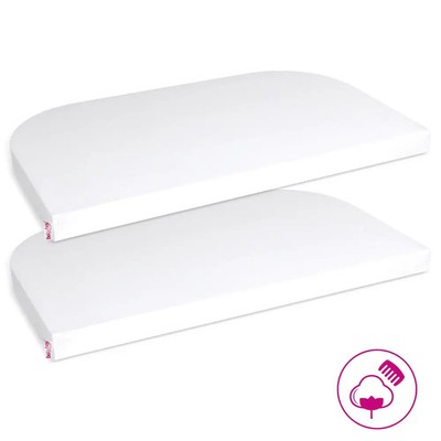 babybay Jersey Spannbetttuch Deluxe Doppelpack passend für Modell Boxspring XXL,