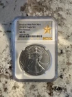2018 (W) $1 AMERICAN SILVER EAGLE MS70 "FIRST RELEASES"  WEST POINT MINT LABEL