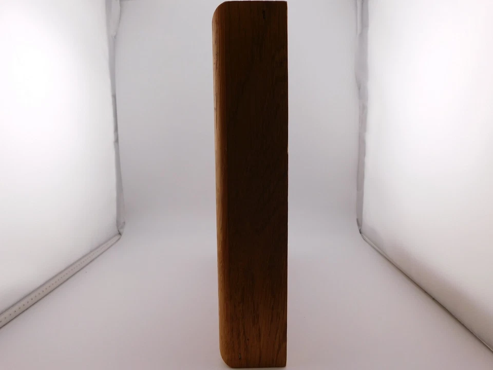 Reloj Yankee Vintage Madera Abrigo Estuche Roble Movimiento Cuarzo Mesa Cuadrada Decoración EE. UU. Foto 4 de 4