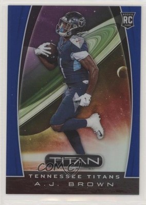 2019 Panini Chronicles Titan Blue 67/75 AJ Brown #T7 Rookie RC 1u6