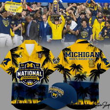 Michigan Wolverine 2026 NCAA Men's Basketball Champions Hawaiian Shirt