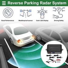 Reverse Backup Radar System Reverse Parking Sensors Rear 4PcParking Sensors