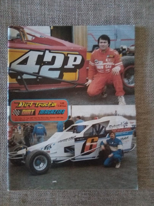 1988 DIRT TRACKIN MAGAZINE PAT WARD FONDA,NY