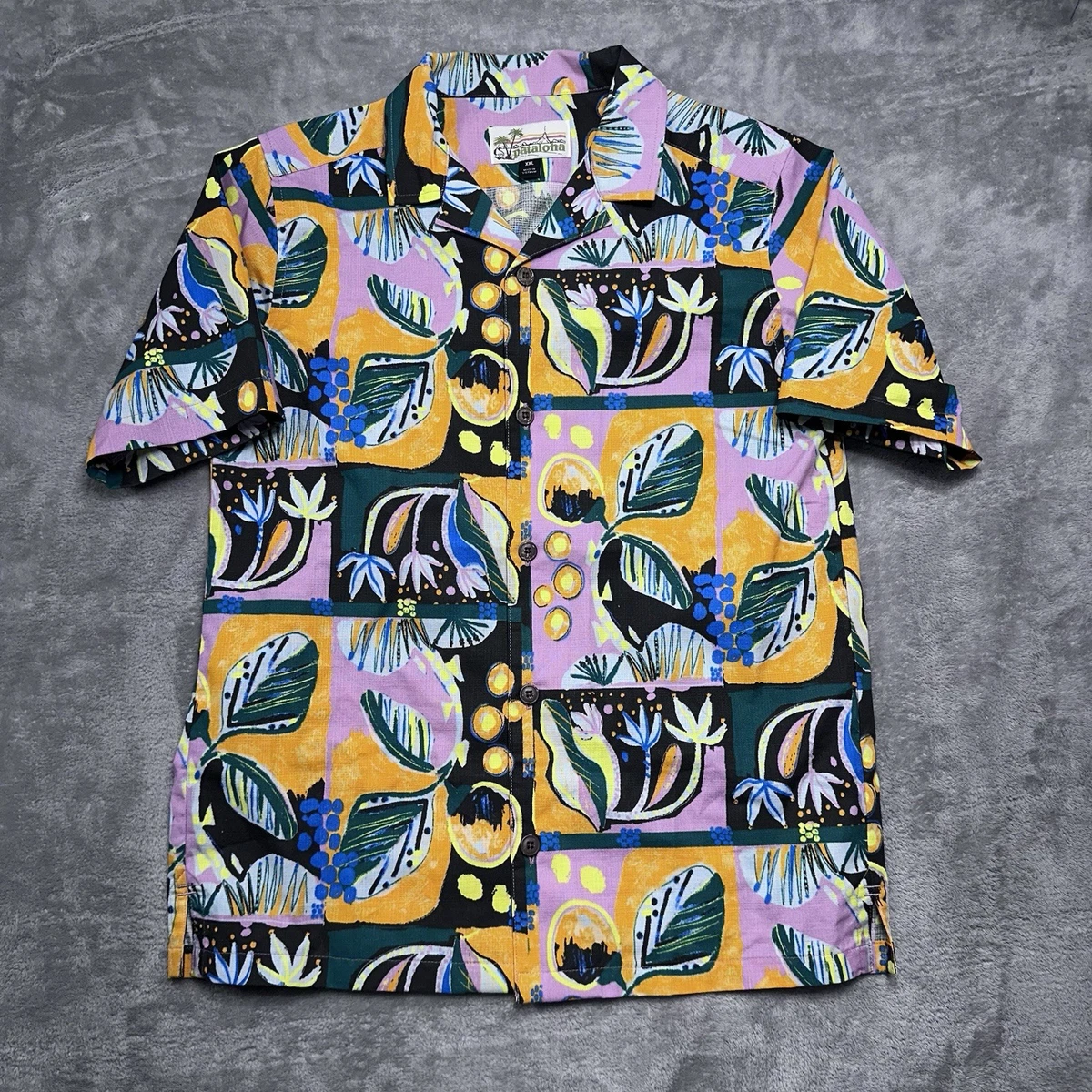 Patagonia Short Sleeve Hawaiian Casual Button-Down Shirts for Men