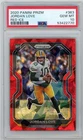 2020 Panini Prizm JORDAN LOVE #363 RC Red Cracked Ice PSA 10 GEM MINT M66