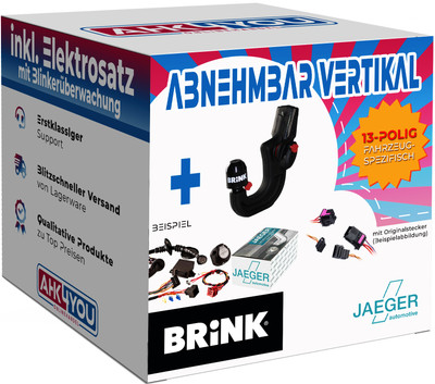 BRINK AHK für LandRover Range Rover Sport 11-13 abnehmbar +13-pol JAEGER ES SPEZ