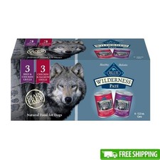 High Protein Grain Free Wet Dog Food Beef Chicken Salmon 12.5oz Cans 6 Pack New 5.96 per gallon