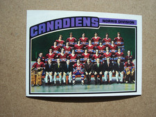 1976-77 Topps Hockey Canadiens Team checklist card #141 EX/NM See Pics